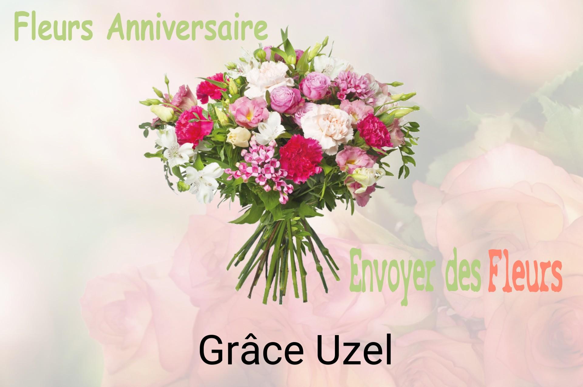 Bouquet de fleurs d’anniversaire livré à Grâce-Uzel