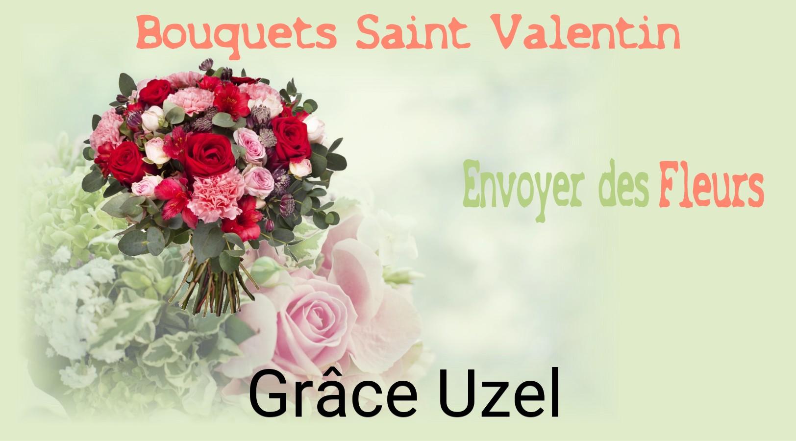 Roses de Saint-Valentin livrées à Grâce-Uzel